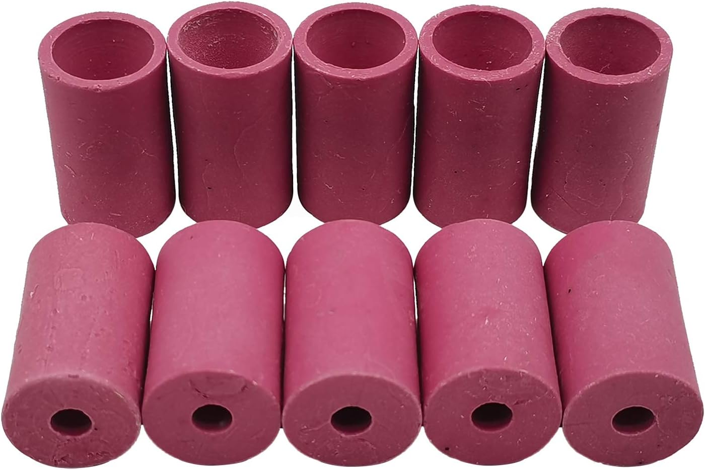 Sandblaster Gun Nozzles 10Pcs Tip Sand Blaster Replacement Cylinder Ceramic Abrasive Nozzle for Blasting (6mm)