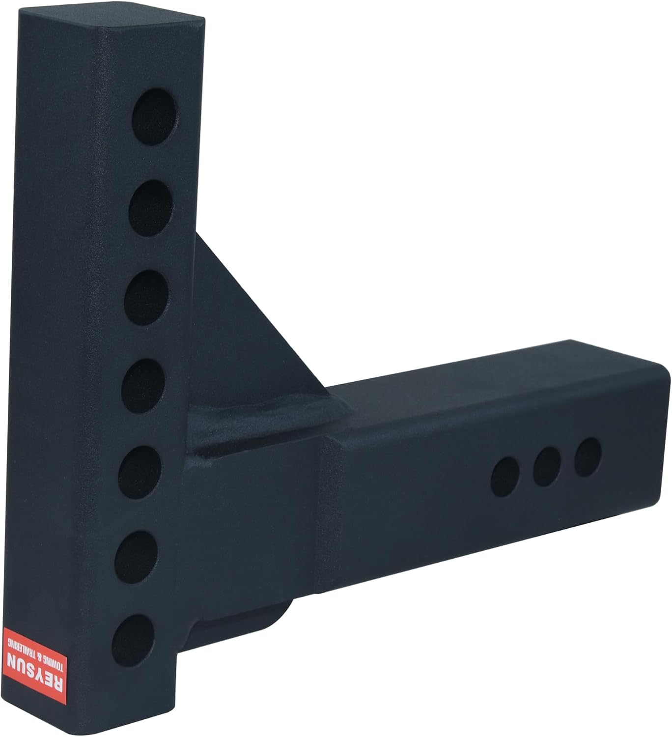 Weight Distribution Hitch Shank, 2 1/2-Inch Receiver, 2-Inch Drop, 6-Inch Rise, Multi-fit Tow Hitch Mount, Solid Steel, Gross Weight Trailer 15000lbs