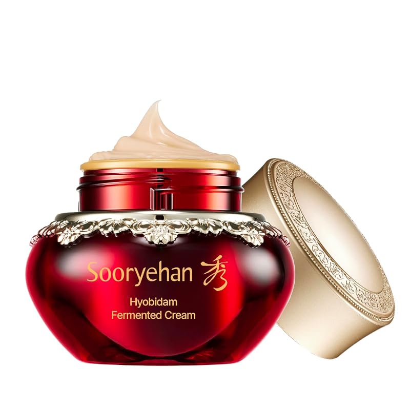 Creme facial fermentado Hyobidam Sooryehan com ginseng selvagem, 50 mL