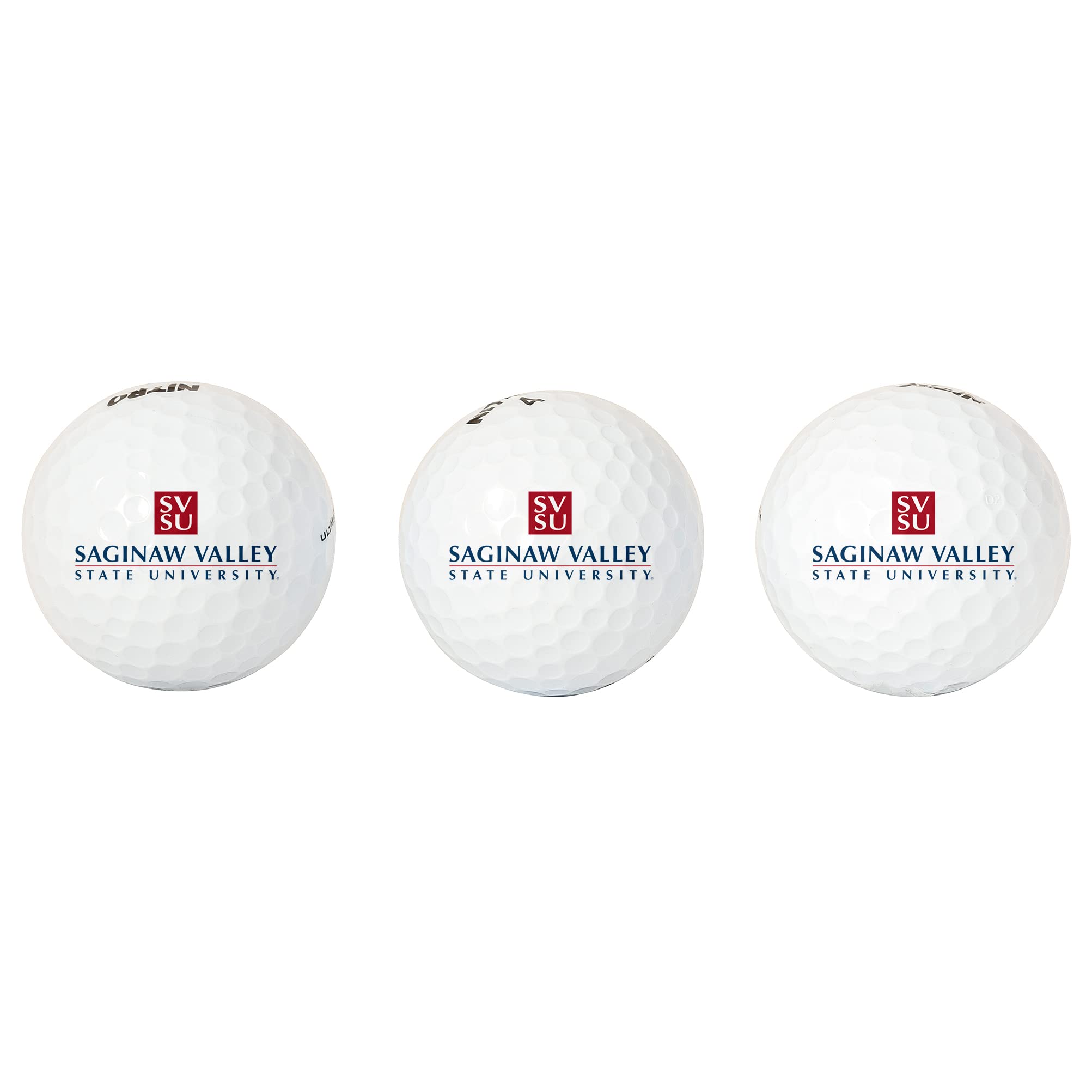 Desert Cactus Saginaw Valley State University Golf Balls 3 Pack Full Color Golf Ball (Design B)