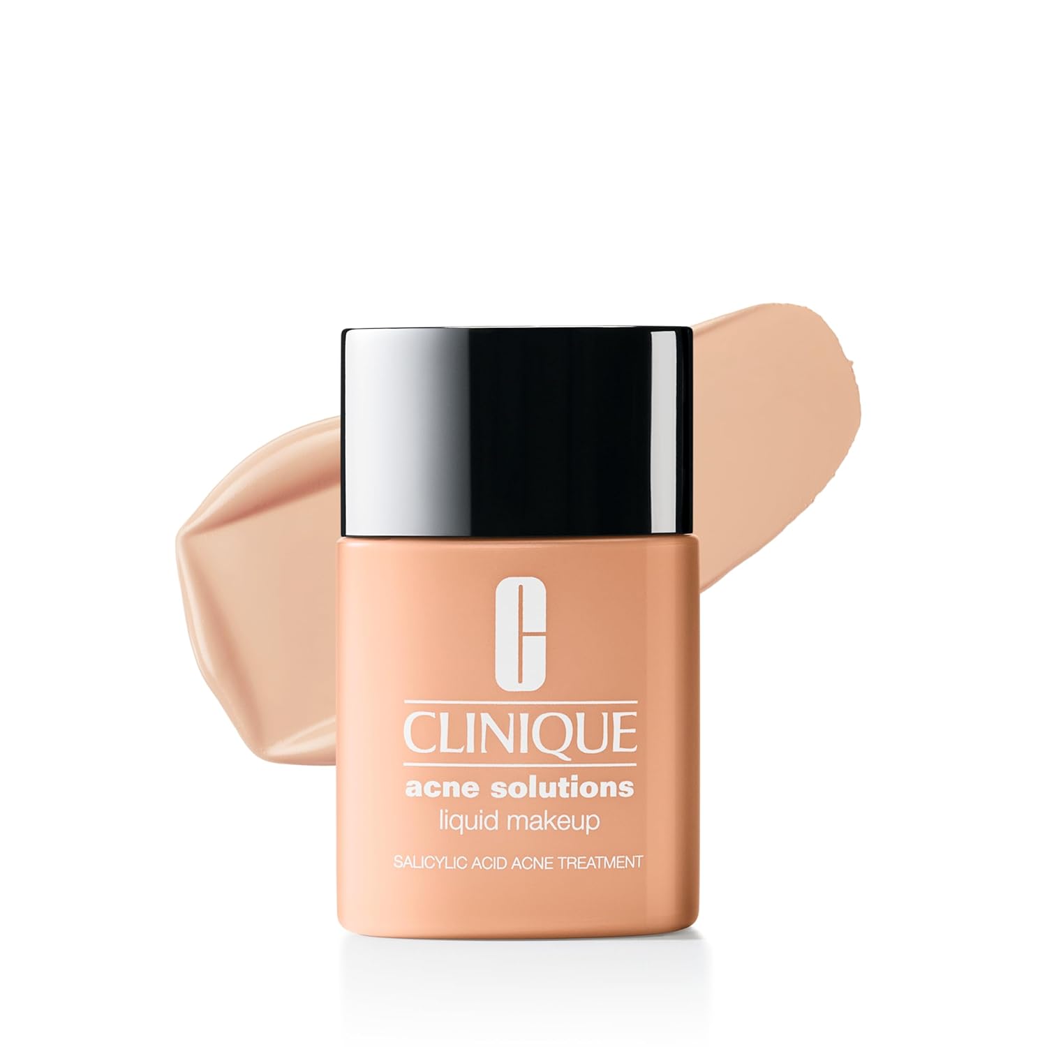 Clinique Acne Solutions Liquid Foundation Makeup With Salicylic Acid For Dry Combination to Oily Skin Types | Medium Coverage, Natural Matte Finish
