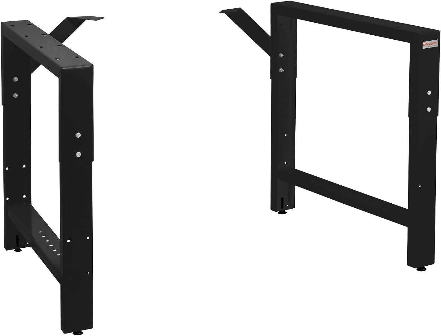 BenchPro Garage Workbench Table Frame 26 Depth - Black - 29 to 35 Height Adjustable - by BenchPro