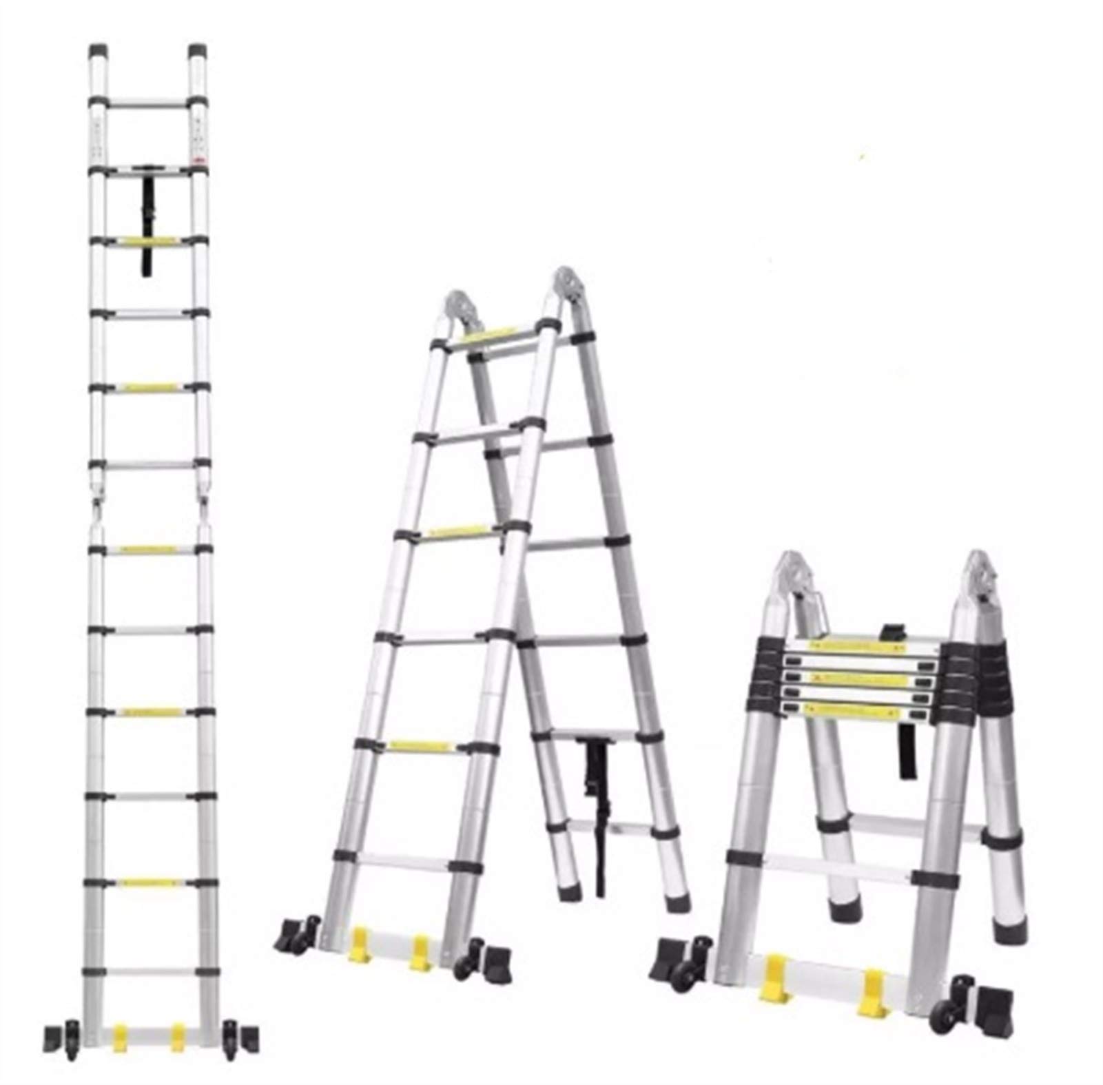 Buy Telescoping Ladder Ladder 3.8M Ladders Thick Aluminum Telescopic
