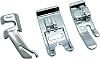 DREAMSTITCH 446014-S Slant Shank Snap On Presser Foot Kit - Zig Zag and Straight Stitch Presser Foot for Singer Sewing Machine