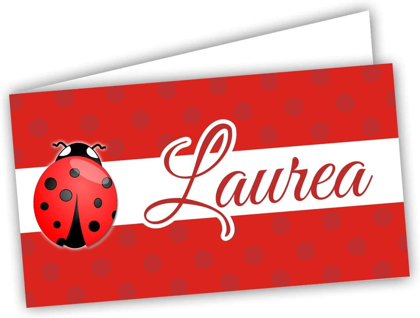 60 Bigliettini Bomboniera Laurea Personalizzati | Stampa 2 Lati | Per Confetti E Sacchetti | Regalo Laurea