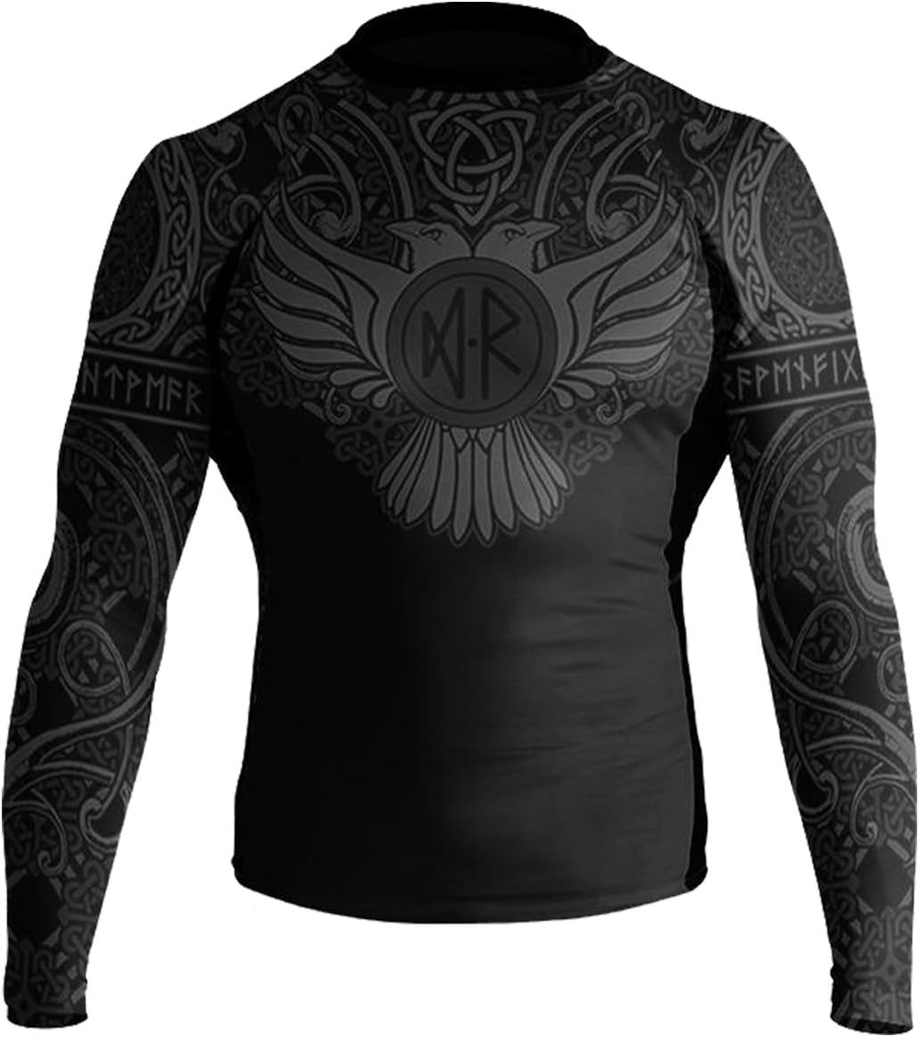Raven Fightwear Men's Nordic IBJJF Approved Rash Guard - Image 2