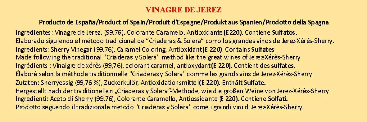 Capirete | Aceto di Sherry Reserva (20 anni) - 750 ml