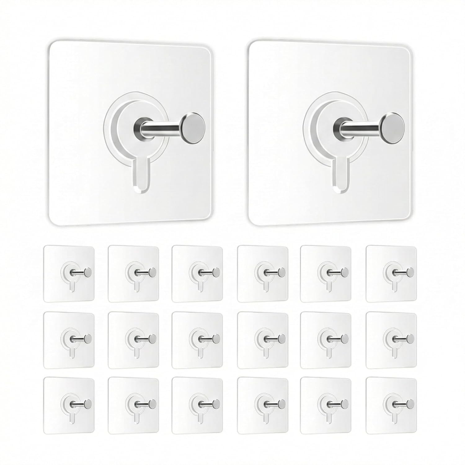 Gstore Adhesive Photo Frame Wall Hooks Heavy Duty No Drilling Hangers for Wall Decor Holds 6 Kilograms 20 Pieces per Pack-image-33