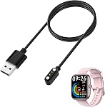 VeryFit Chargeur de montre intelligent,Fit pour VRPEFIT KIBFLE Contiente YMZ MMBX FQQ IDW25 IDW26 IDW19 TGW01 DR06 DR03 Montre intelligente,2Pin Remplacement du cordon magnétique USB Câble de recharge (1 Boîte)