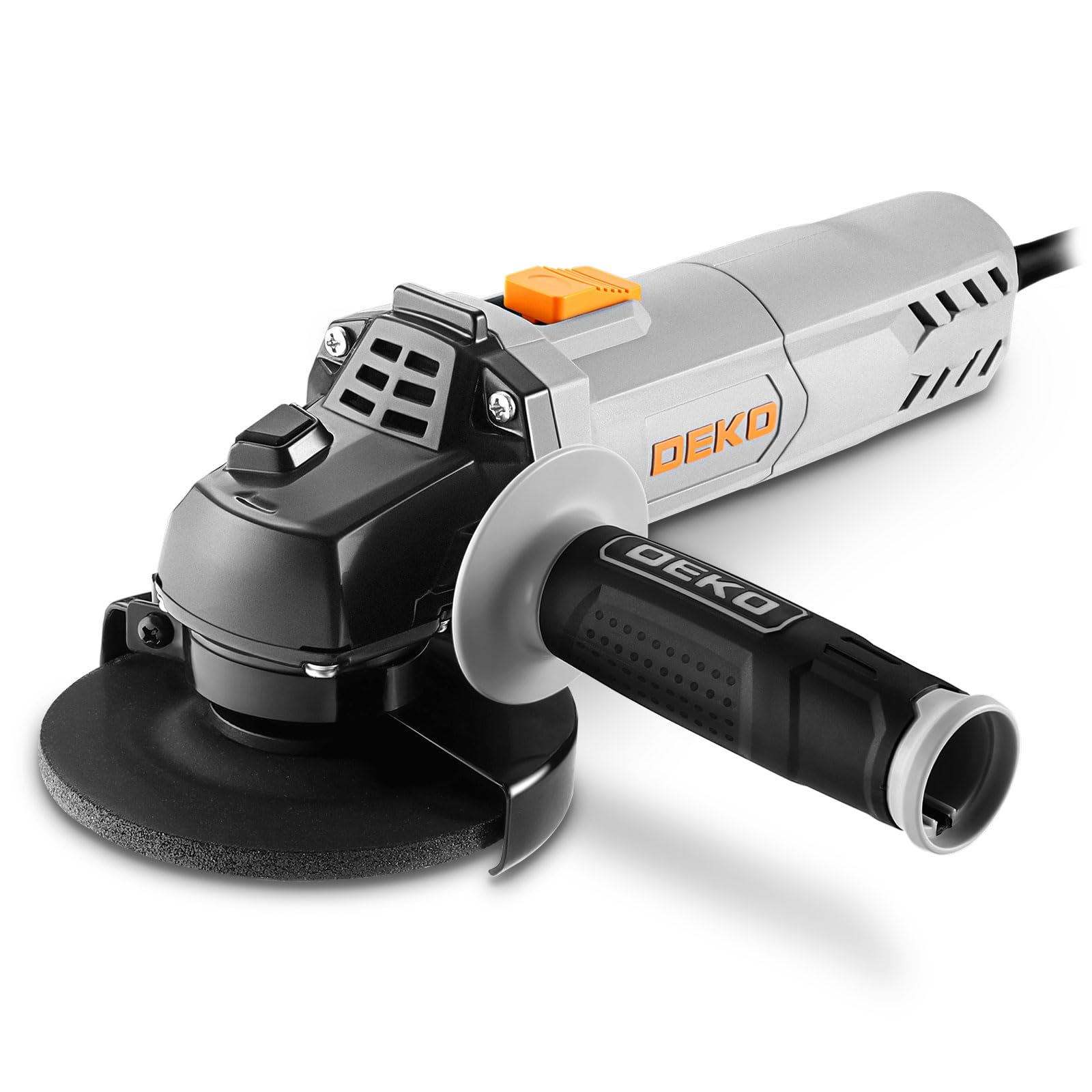 Angle Grinder Power Tool: DEKOPRO 115mm 750W Corded Electric Angle Grinder for Cutting, Polishing and Sanding