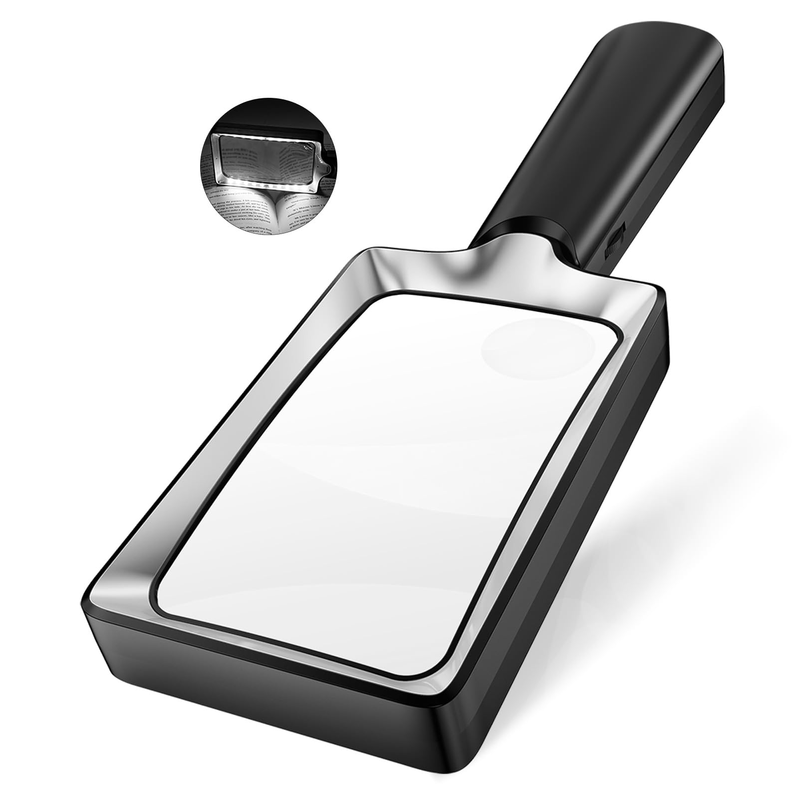 Recant LED Lighted Handheld Magnifier