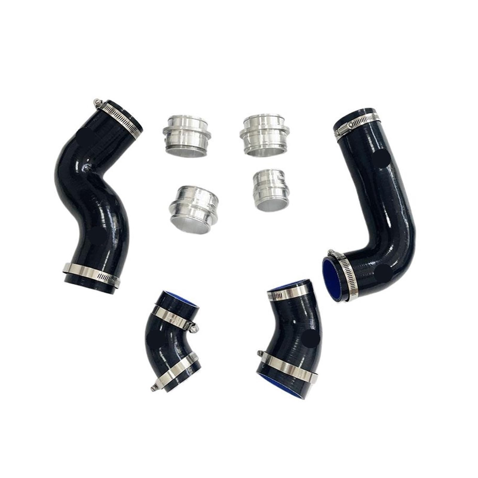 wąż intercooler Pasuje do VW Golf MK5 MKV FSI GTI Audi A3 8P 2.0T Silikonowy zestaw przewodów chłodnicy powietrza doładowującego turbosprężarki
