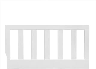 Toddler Bed Safety Guard Rail for Oxford Baby, Soho, Ozlo & Avalon Baby Convertible Cribs - Solid Wood Rail for Toddler Bed Conversion - Safety Rails for Children (Barn White, Option 2)