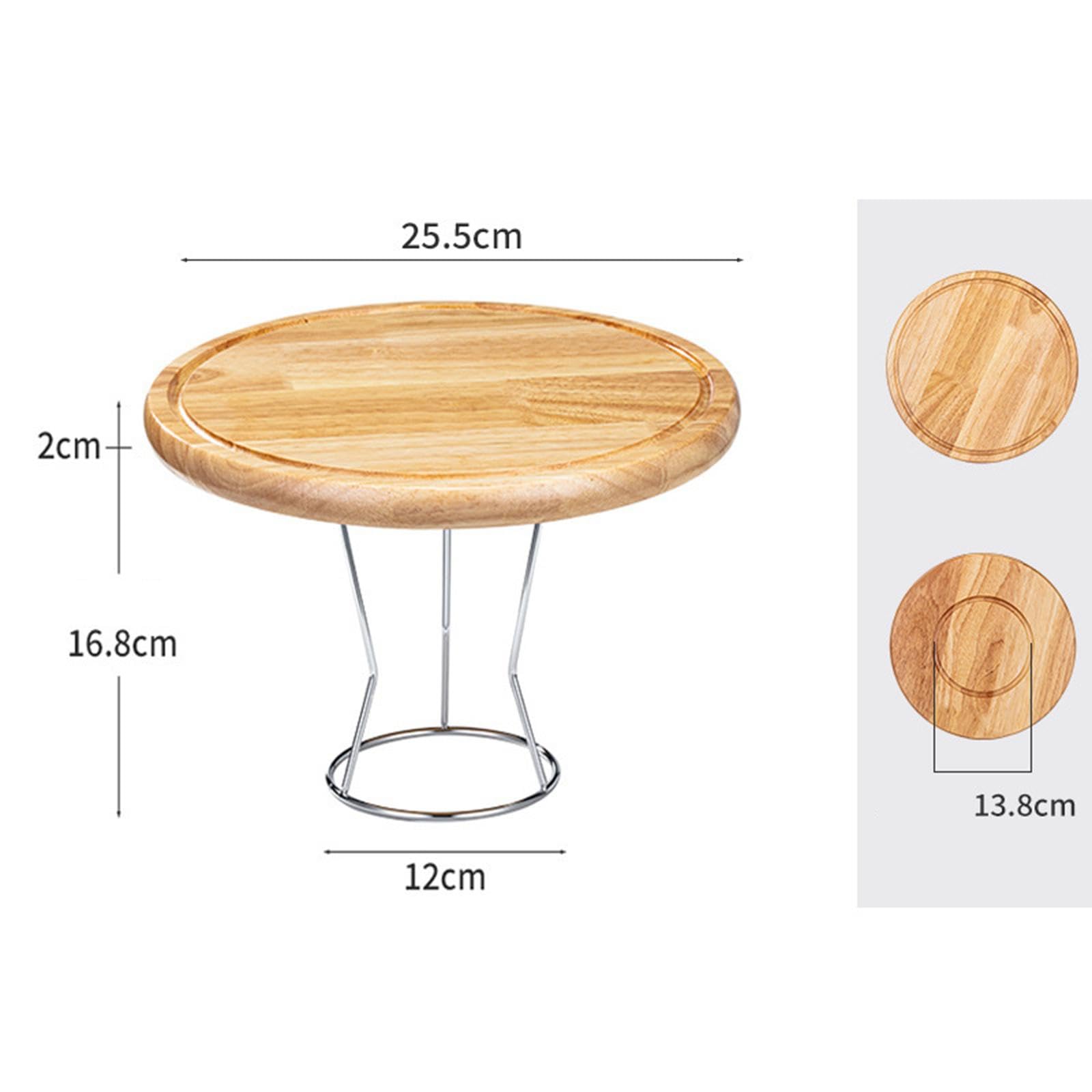 Soporte para Bandeja de Pizza, Bandeja para Pizza, Plato para Servir, Expositor de Mesa para Dulces, Embutidos, Aperitivos, Galletas Y Queso, 10 Inch