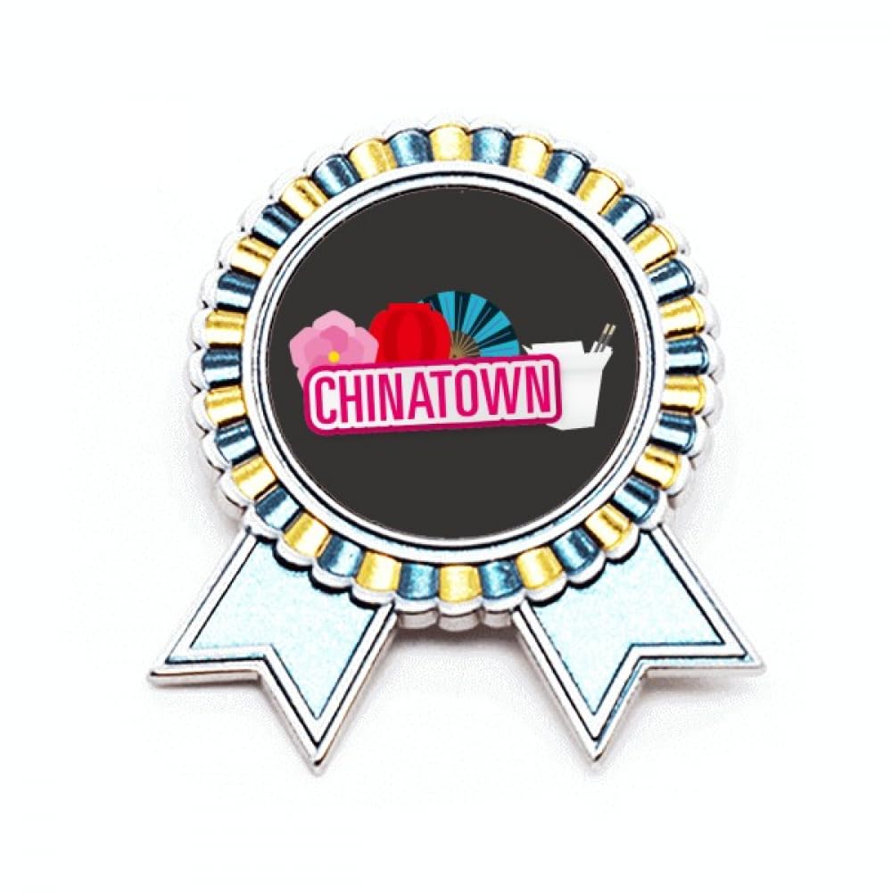 Broche en forme d'éventail de fleurs rouge en métal ciselé de haute qualité - 4