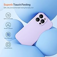 Vista 796 de Miracase Funda diseñada para iPhone 13 Pro Max con protector de pantalla, [forro de microfibra suave antiarañazos], funda protectora de silicona