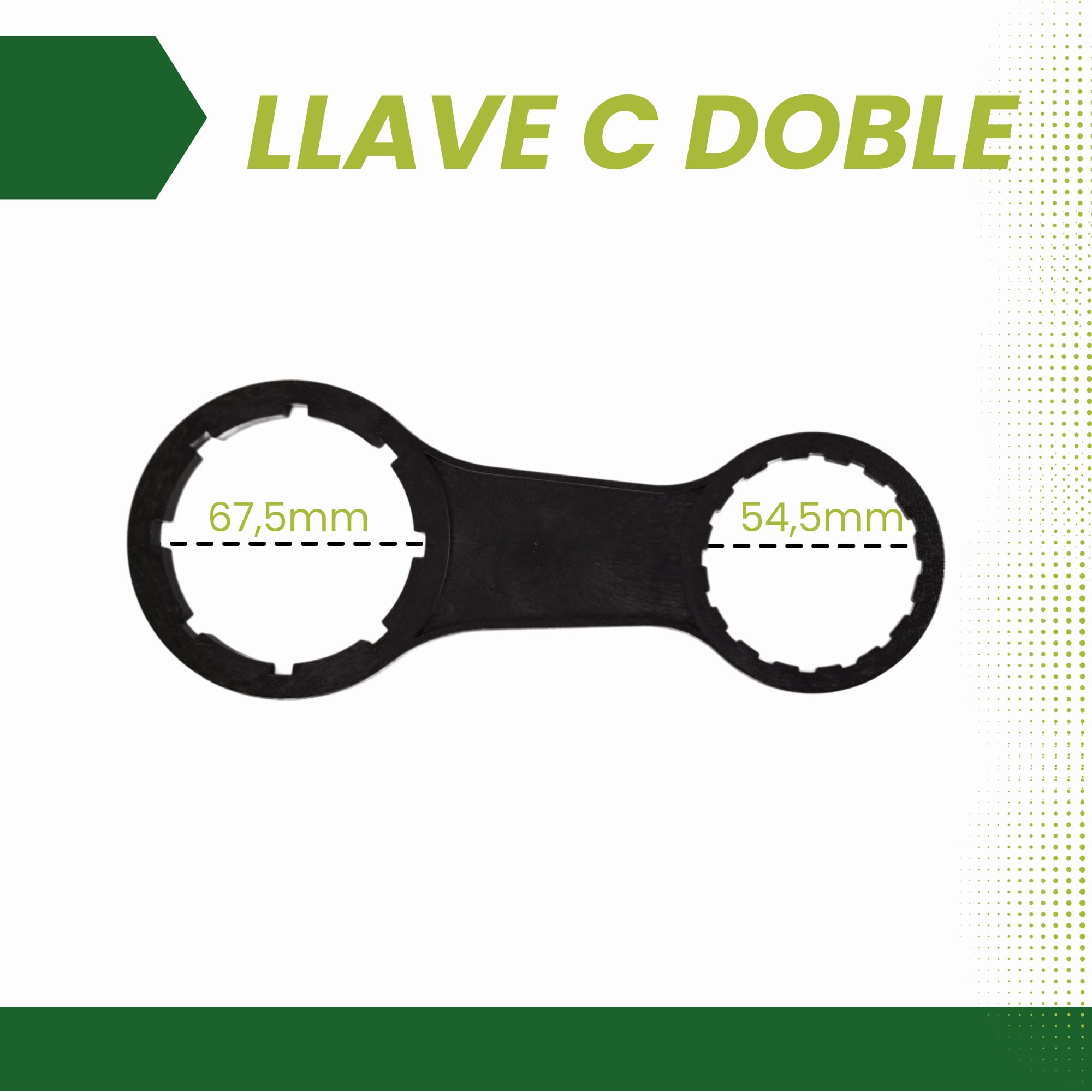 GROWMANIA Clé Bidon Double Face DIN 51 Et DIN 61 - Décapsuleur Portable 2 Tailles Pour Fûts