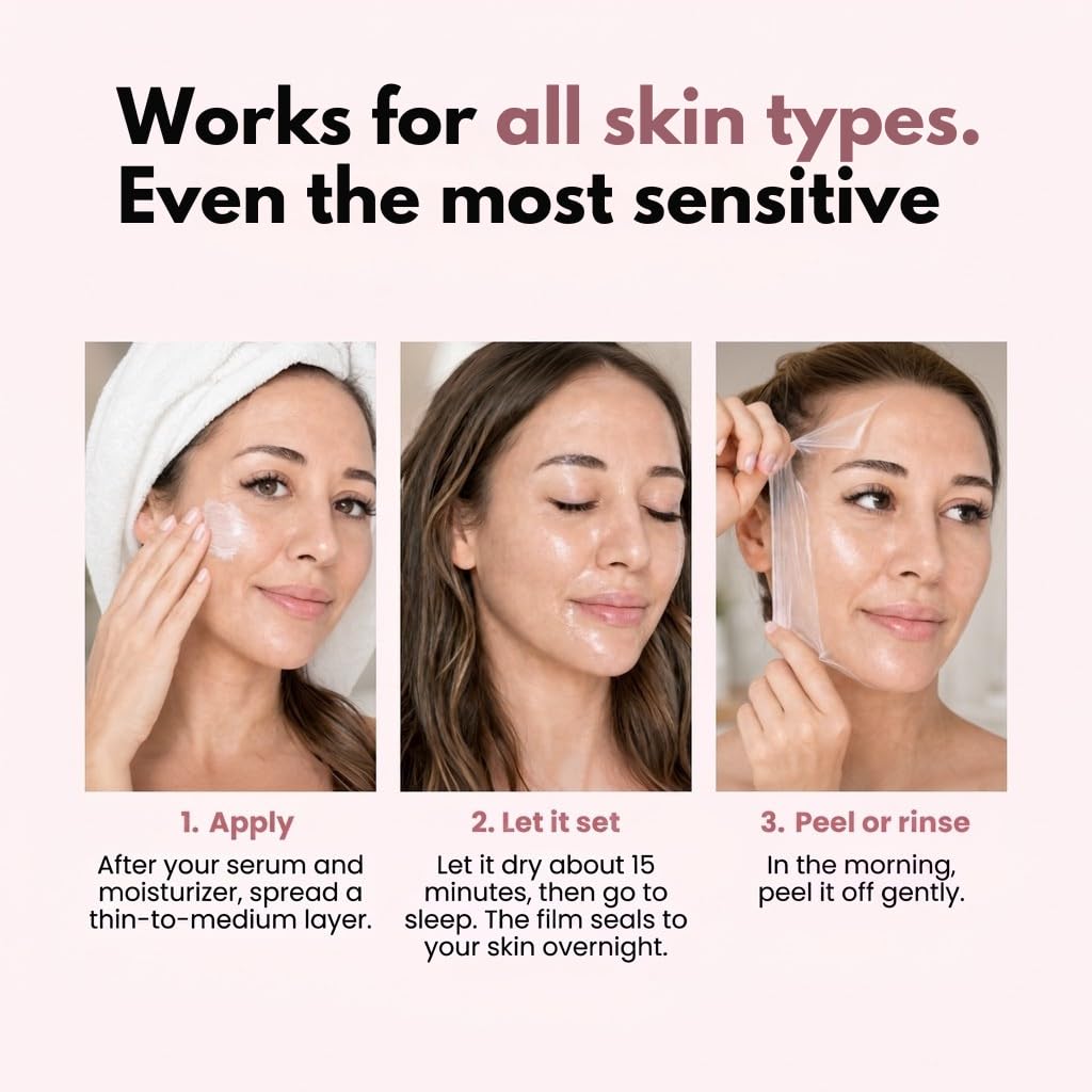 QUIA Collagen Overnight Wrapping Mask with Hydrolyzed Collagen, 75ml