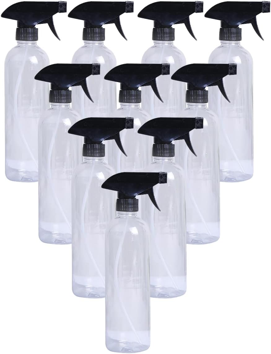 10PCS Plastic Spray Bottle,500ML Spray Bottle,Empty Plastic