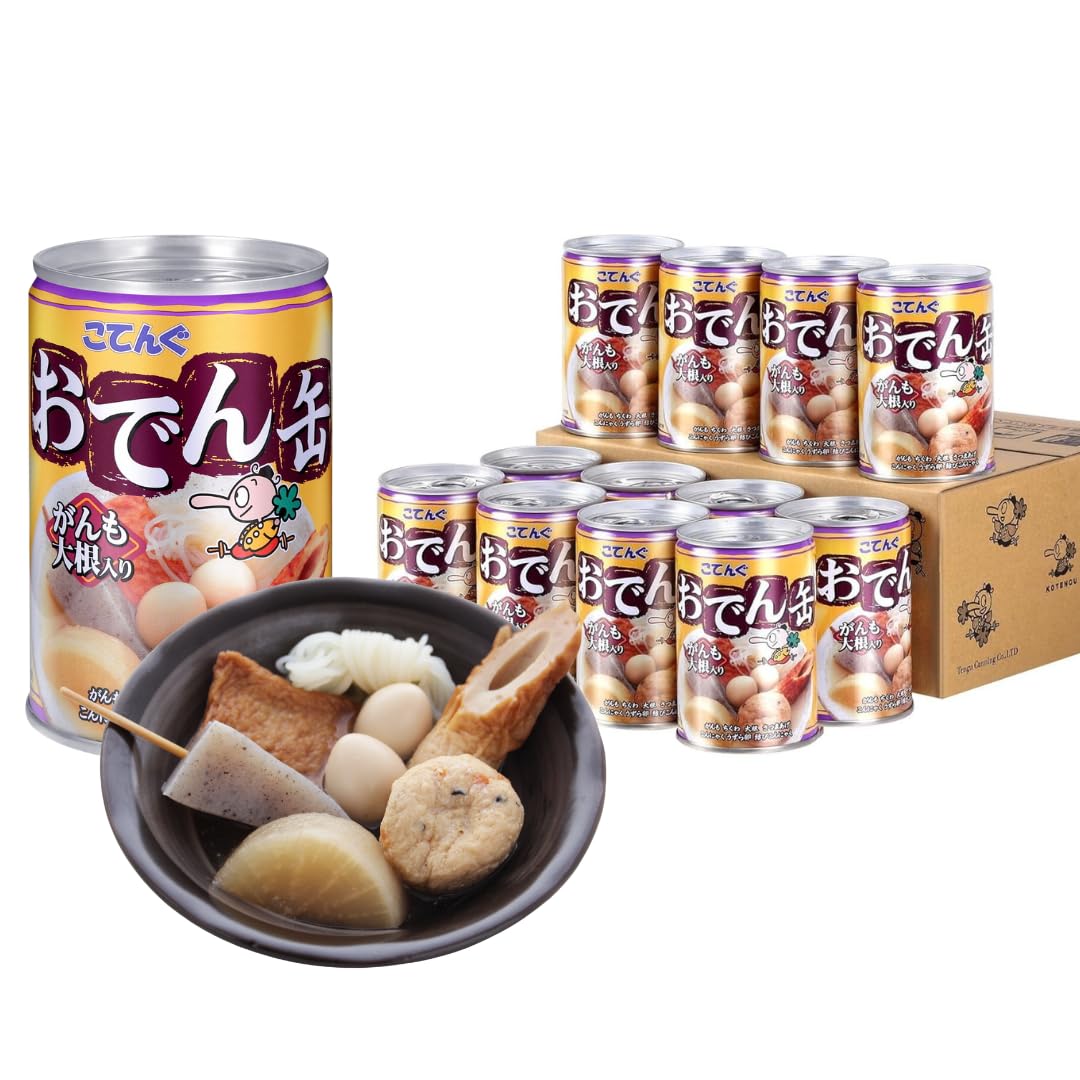 Amazon.co.jp: 【Amazon.co.jp限定】公式 こてんぐ おでん缶 がんも