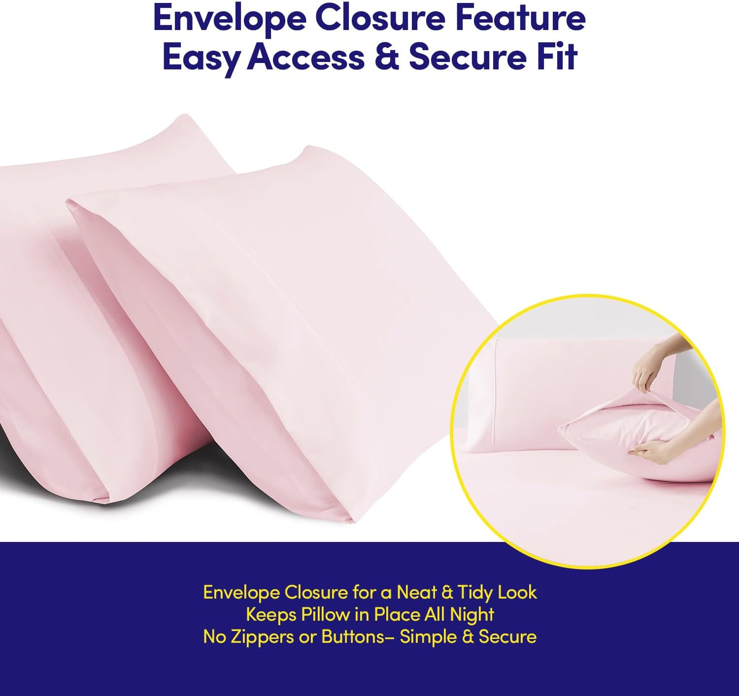 Dorm Room Essentials College Bedding Comforter Set 5 Piece Twin Size Bed in a Bag for College Students Boys and Girls, Twin, Pale Pink - Image 6