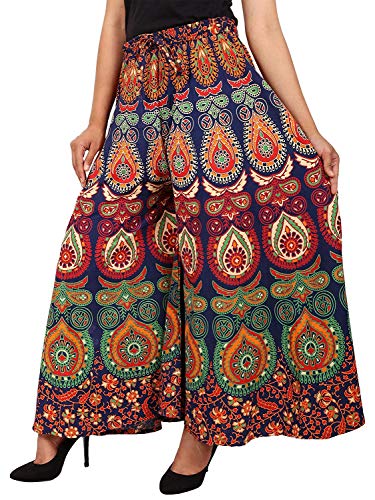 Image of Women's Cotton Printed Palazzo (Free Size)