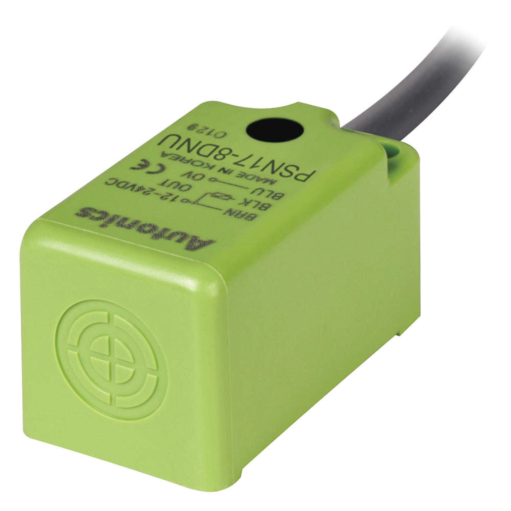 PSN17-8DP Capteur: inductif 0-8mm PNP/NO Ualim: 10-30VDC 200mA fil 2m AUTONICS