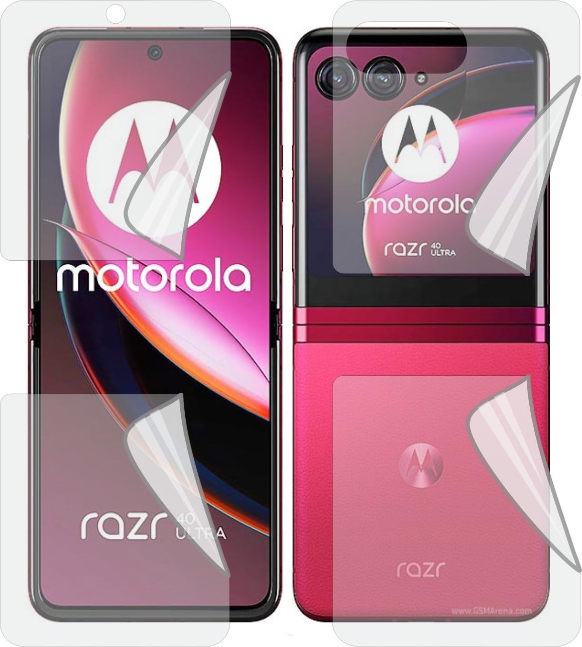 TELTREK Front & Back Full Coverage Edge to Edge Screen Protector, Shatterproof TPU Fiber Not a Tempered Glass, Front & Back Screen Guard for MOTOROLA RAZR 40 ULTRA 5G (B0CK7XBVJG) Amazon Price History, Amazon Price Tracker