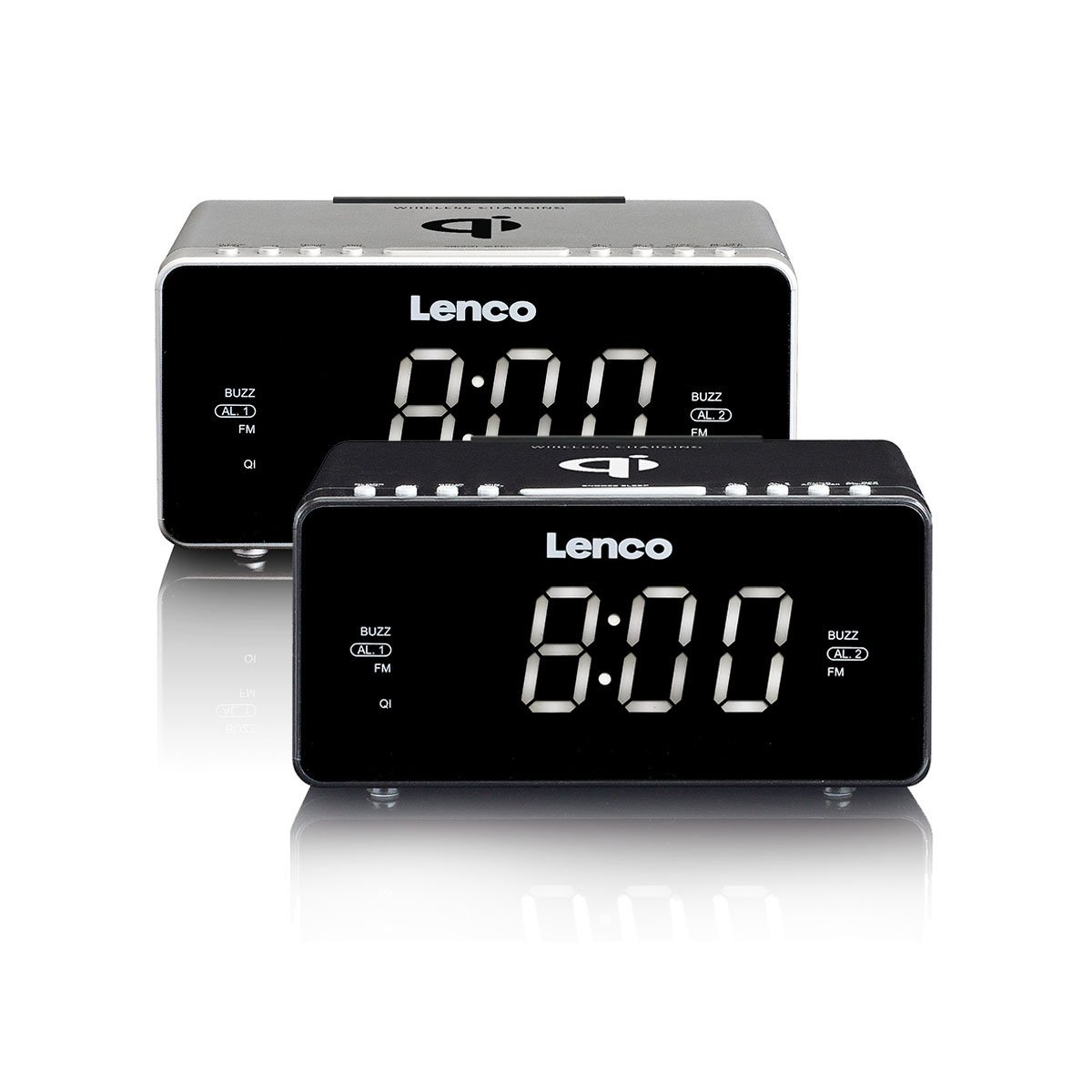 Lenco CR-550 Radiosveglia, Nero