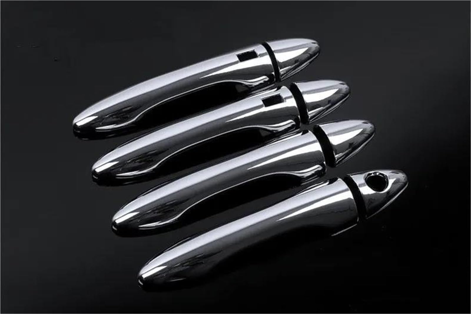 JTWMTY for Hyundai IX35 for Tucson 2009 2010 2011-2014 Chrome Car Exterior Door Handle Cover Trim with Smart Keyholes
