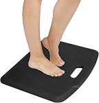 Mount-It! Anti Fatigue Floor Mat | Standing Comfort Mat for Standing Desk, Home, Office, Kitchen, Garage | Anti-Slip Washable Surface| 18”x22” | Rubberized Gel Foam