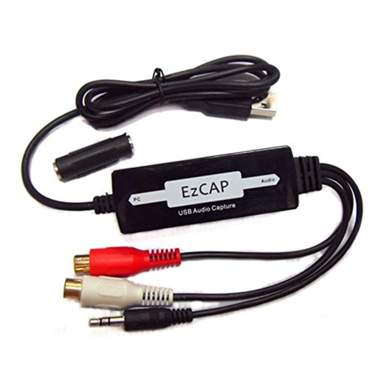 VINTORKY Device USB Cassette Tape Audio Adapter Convert Vinyl to Mp3 Easy to Use Software Included