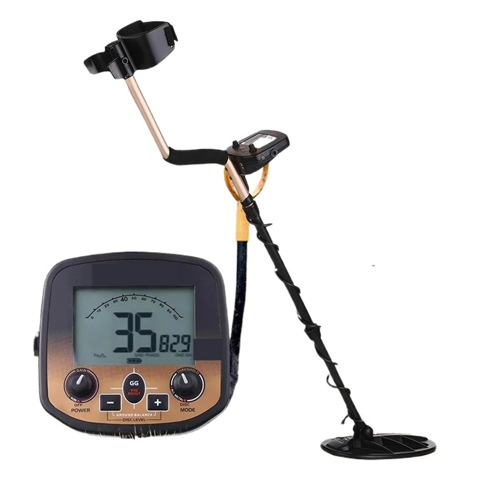 JKJZSALJ Fs2 Underground Metal Detector High Sensitivity 11'' and 5'' Coils Treasure Finder Precise Locator Metal Detector High Accuracy