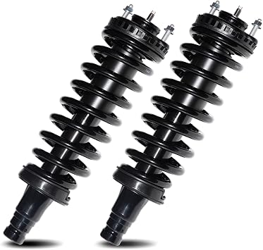 Front Pair Complete Struts Shocks w/Coil Springs Replacement for 2002-2009 Trailblazer/Envoy 2003-2008 Ascender 2004-2007 Rainier Suspension Kit 171341