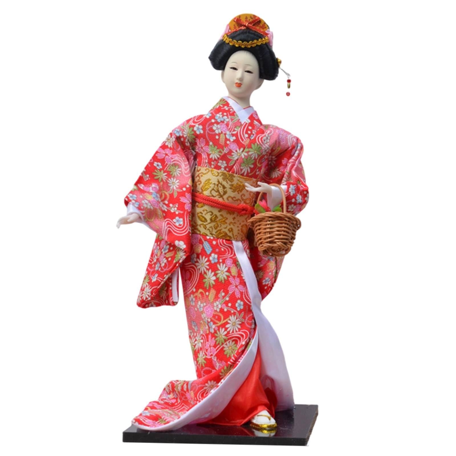 JAZZY PEARLS® Rectangular Base Kimono Doll Textile Clothing