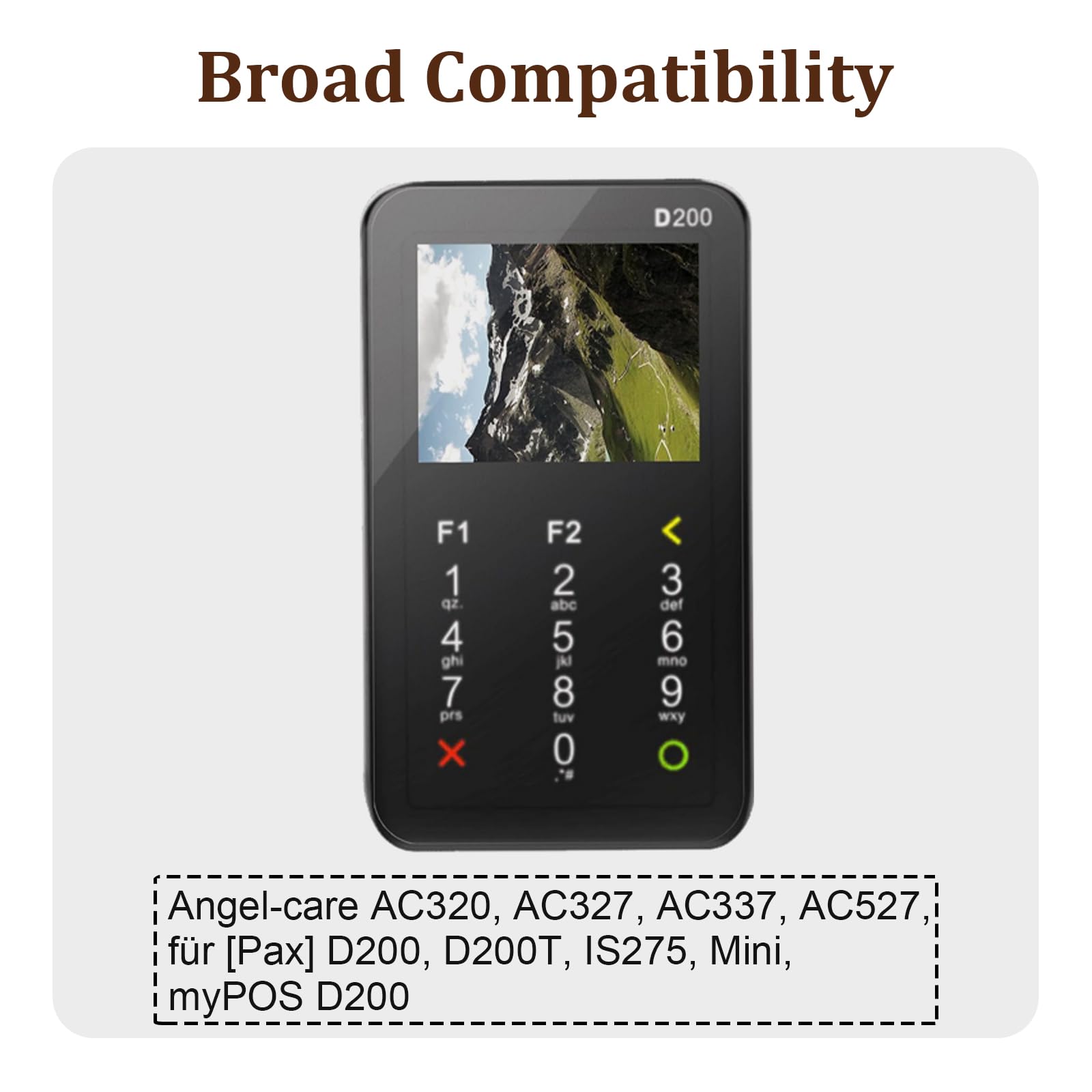 Batterie de rechange IS057 compatible avec [Angelcare] AC320, AC327, AC337, AC527, pour [Pax] D200, D200T, IS275, Mini, myPOS D200