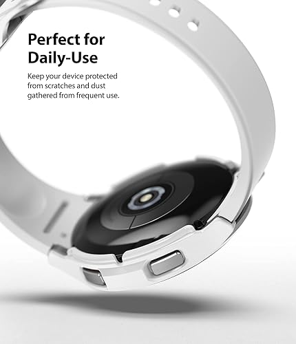 Miniatura 7 de Ringke Funda delgada 2 unidades compatible con Samsung Galaxy Watch 4 Classic de 1.654in, Watch4 Classic Bisel Solo marco Cubierta rígida de PC