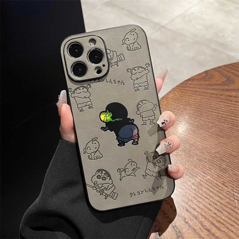 Amazon.co.jp: クレヨンしんちゃん iPhone15 Pro 用 ケース クレヨン