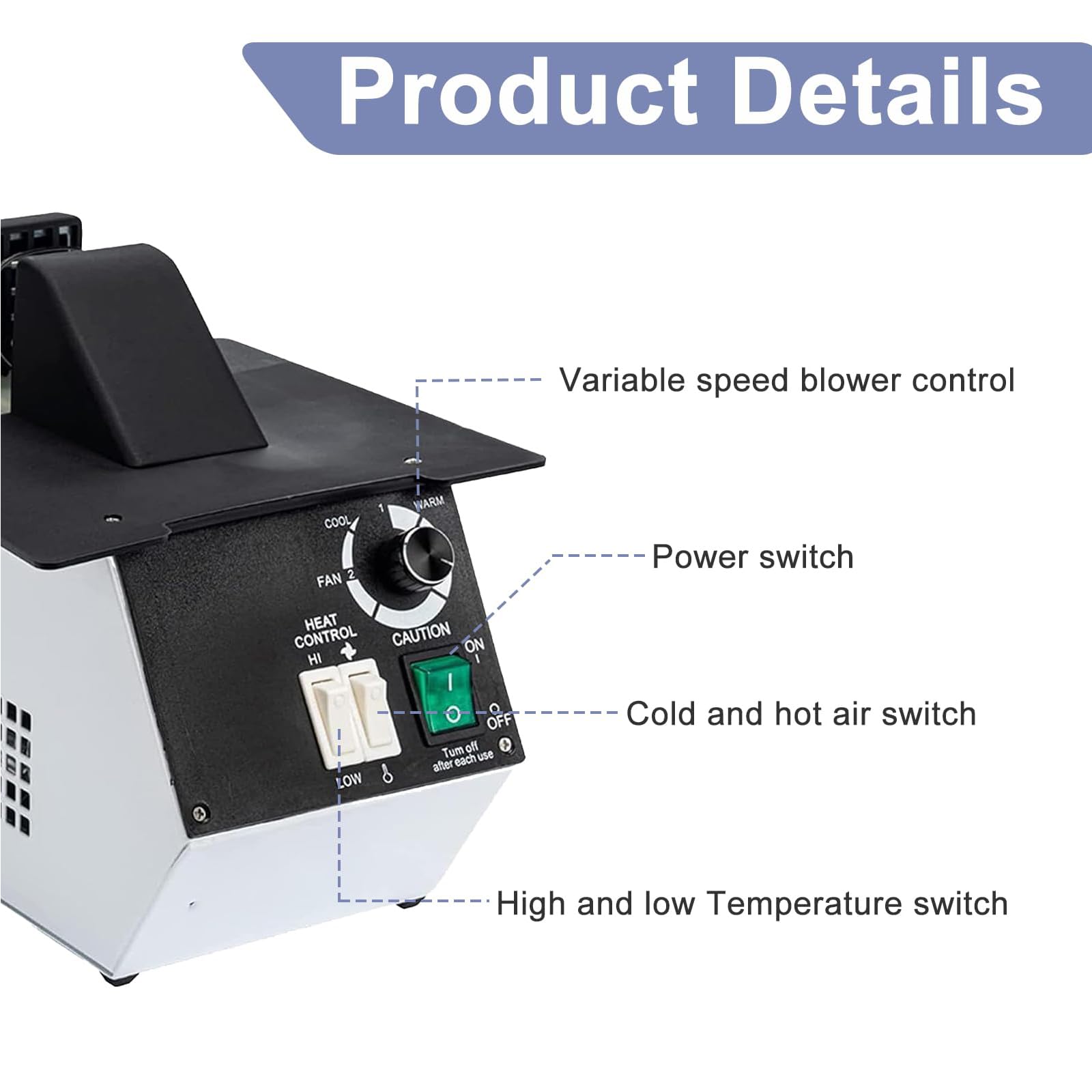 Gogle Frame Heater, Okulary Optyczne Ogrzewanie Wyposażenie, Ciepła I Zimna Zmiana Powietrza, Regulowana Temperatura 80 ℃ -130 ℃, Do Podgrzewania I Regulacji Ramki Okulary