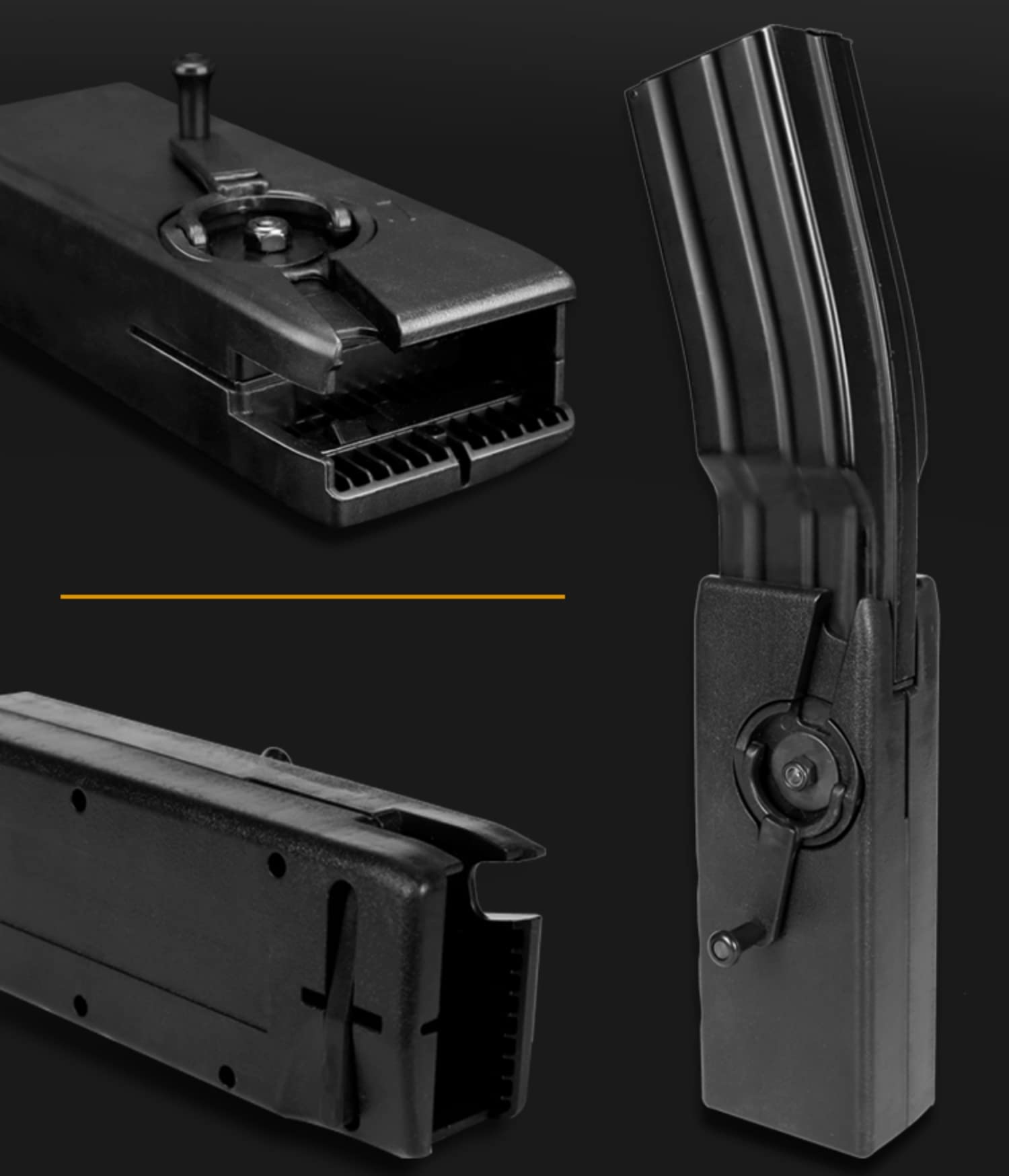 Airsoft Speed Loader M4 Hand Crank Magazine 6MM 1000 Tours Caricabatterie rapido