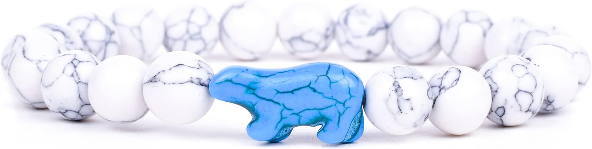 Polar Bear Tracking Bracelet – Track a Real Polar Bear’s Journey – Supports Wildlife Conservation – Elastic, One Size Fits Most – on Interactive Mobile App Map – Unisex Conservation Gift