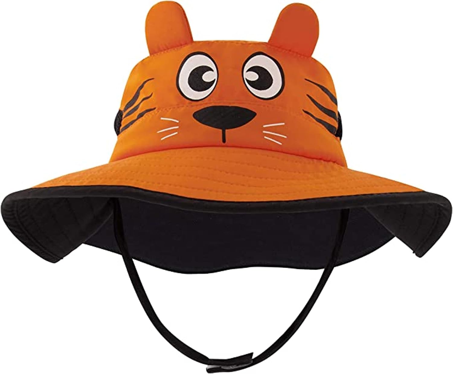 Toddler Sun Hat for Kids UV Protection Beach Bucket Hat for Girls & Boys Fishing Boating with Sunglasses image 5