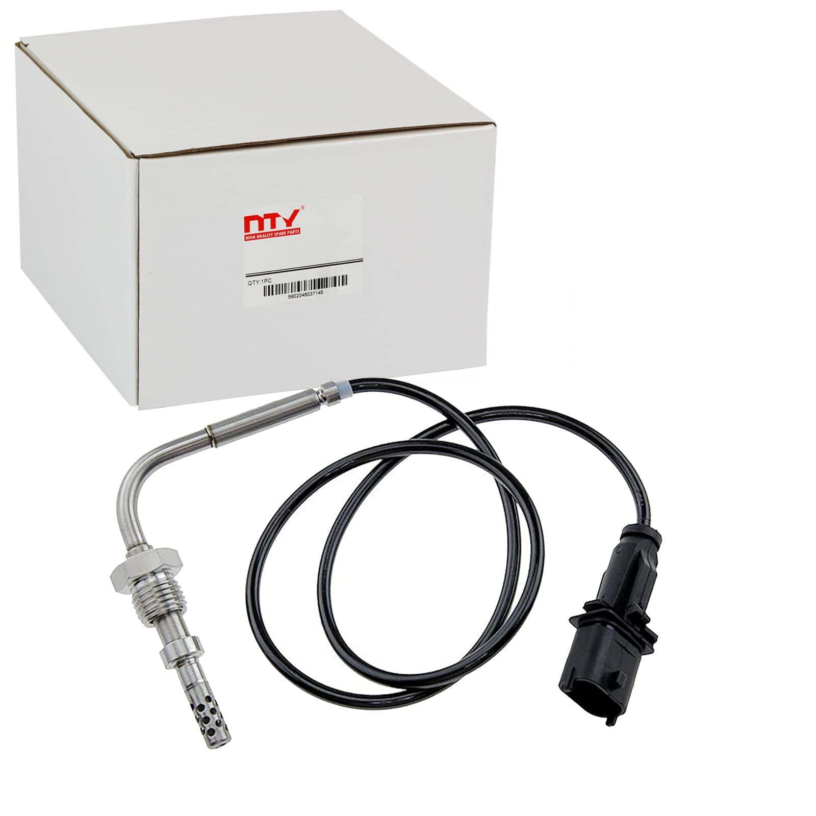 NTY Sensore, Temperatura gas scarico EGT-FT-026 Compatibile con: FIAT 500, 500 C, PANDA, PANDA Kasten/Schrägheck, FORD KA