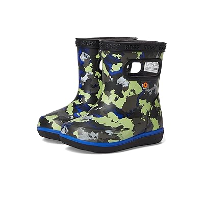 Bogs Kids Skipper II Camo Texture (Toddler) Kids Shoes Black