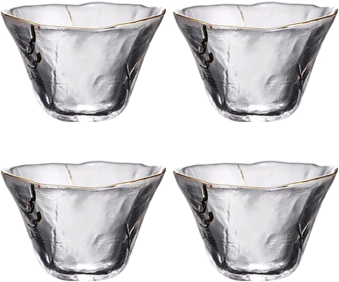 Sake cups,Traditional Sake Cup,Ceramic Wine Glasses,Housewarming Drinkware Japanese Decorative Antique Gift or Home Cute Cup Cold Universal Cooking Office Teacup Dessert Transparent Glass Party