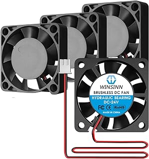 WINSINN 40mm Fan 24V, Ender 3 Fan Upgrade 24 Volt Fans 4010 Hydraulic Bearing, 1000mm/39in Cable Works with Ender 3 Pro 3X CR-10S (Pack of 4Pcs)