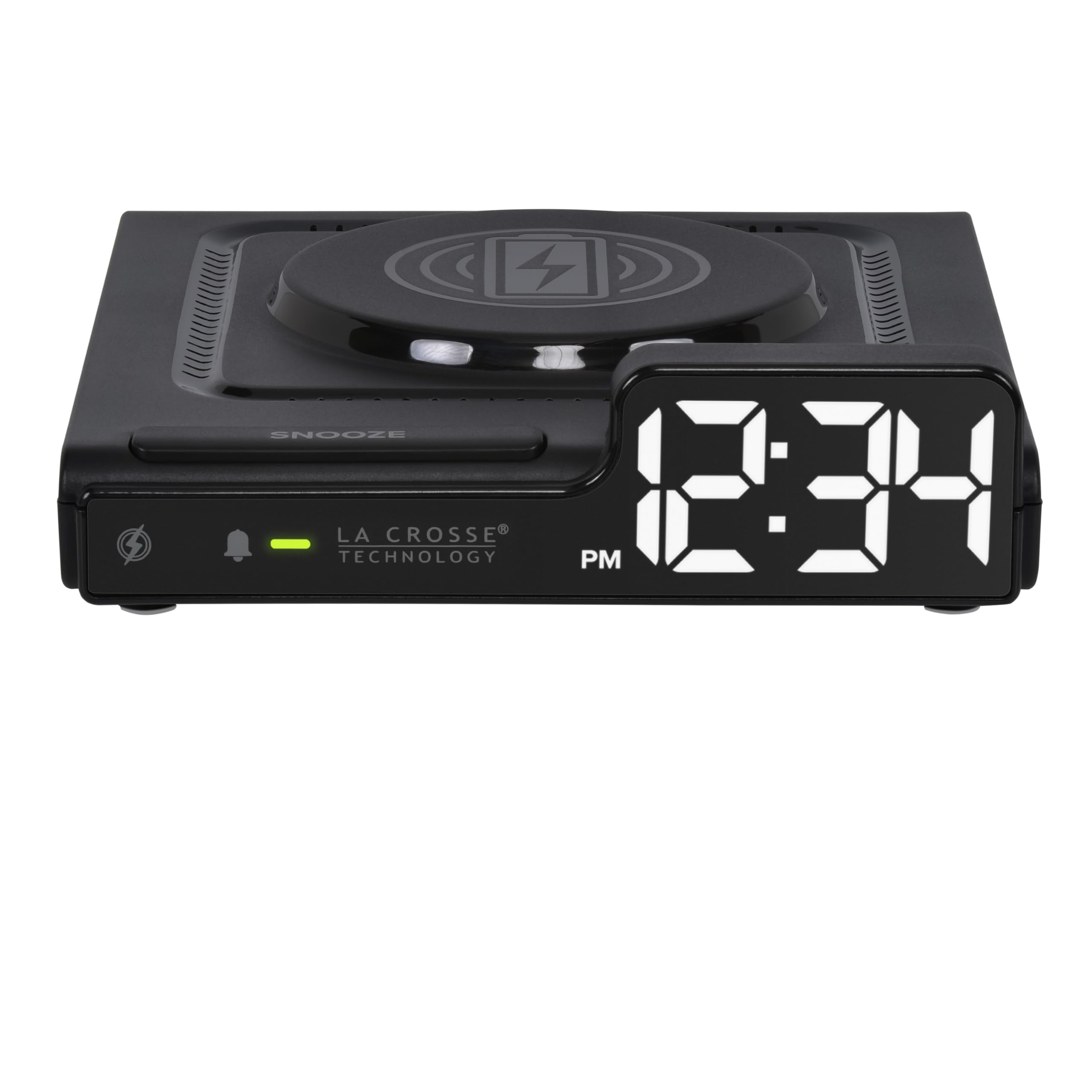 Reloj despertador LED La Crosse Technology 617-143 elimina cables con su carga de 15W