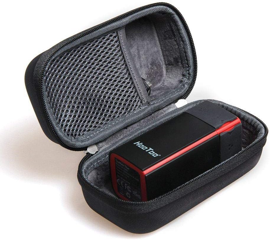 Hermitshell Hard EVA Protective Travel Case Fits HooToo Wireless Travel Router USB Port High Performance 10400mAh HT-TM05 External Battery Pack Travel Charger TripMate Titan