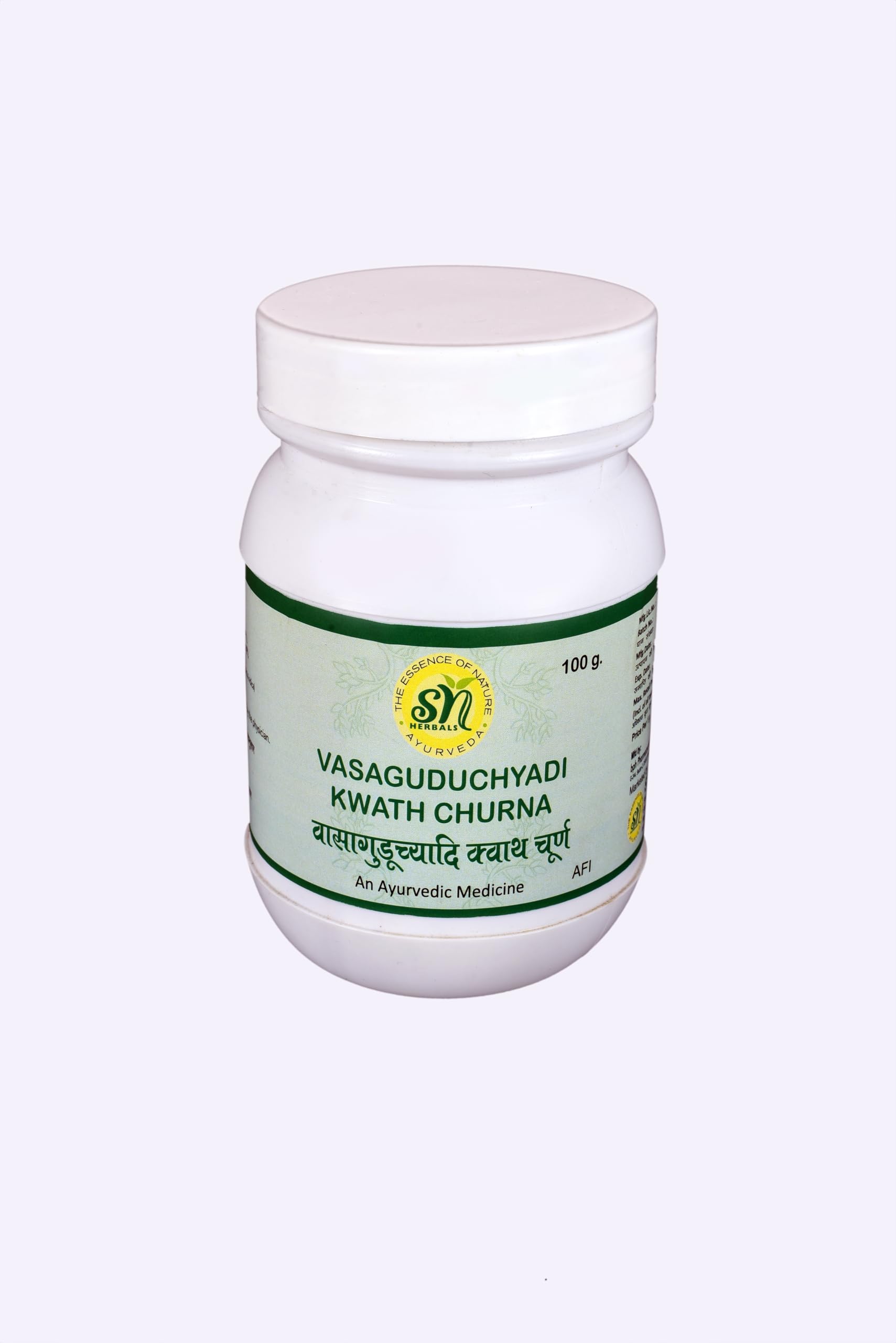 Punarnavastak Kwath Churna 100 g | Ayurvedic Herbal Coarse Powder | Punarnava Nimba Patola Sunthi Katuki Guduchi Devadaru Haritaki | Traditional Eight Herb Kwath — Amazon image 10
