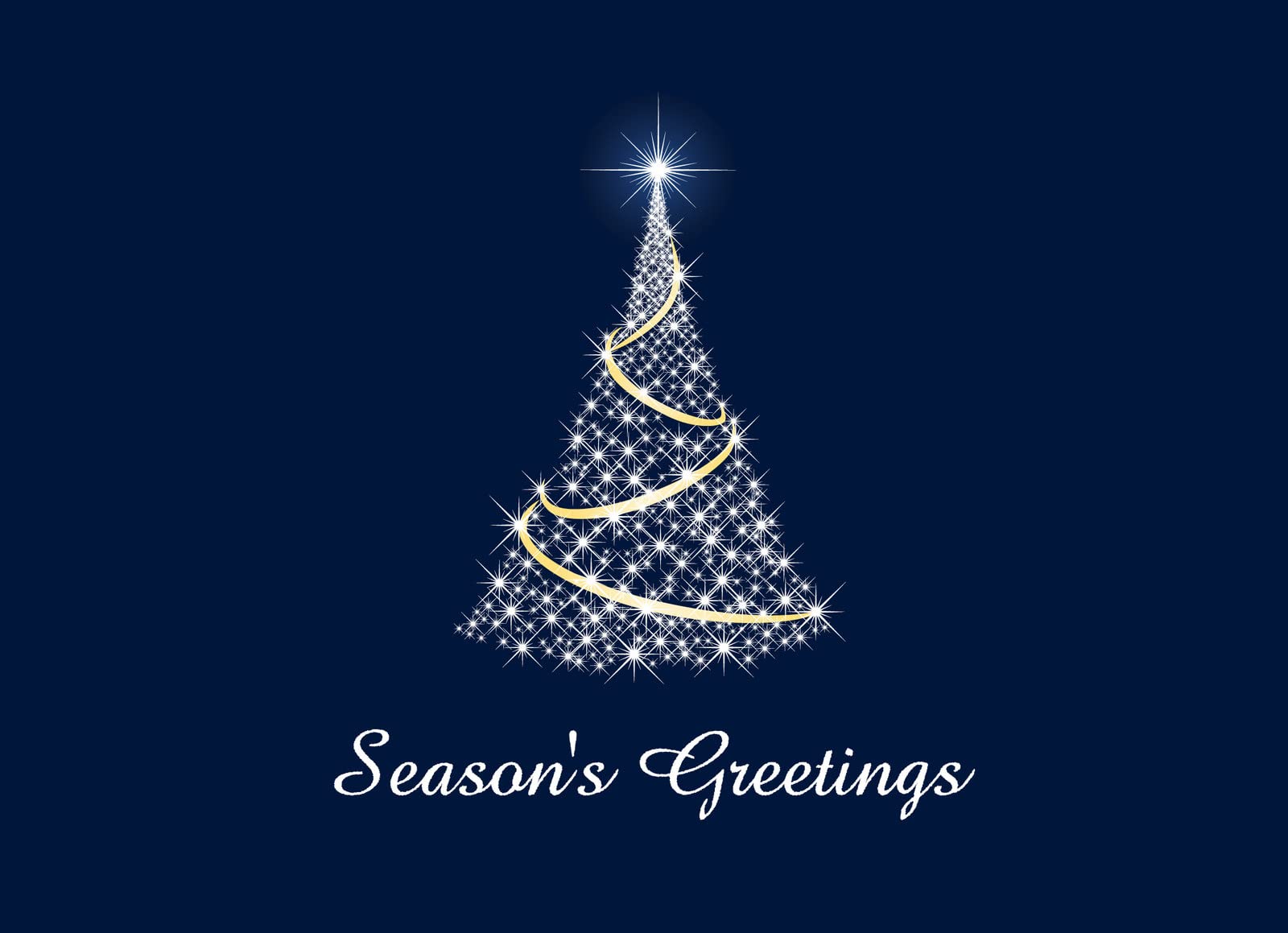 Season's Greetings Cards For Business & Family  Winter Scene  Bulk Greeting Card Set Pack 25 Christmas Cards Envelopes 5x7 Inch A7 Great Office Work Employee